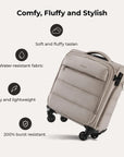 Bagsmart 16" Personal Item Carry on Luggage BAGSMART