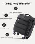 Bagsmart 16" Personal Item Carry on Luggage BAGSMART