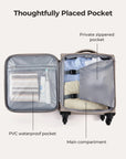 Bagsmart 16" Personal Item Carry on Luggage BAGSMART