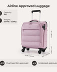 Bagsmart 16" Personal Item Carry on Luggage BAGSMART