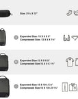 Bagsmart Compression Packing Cubes Part of Faro Travel Set - BAGSMART