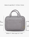 Bonchemin Grey The Space Saver Toiletry Bag - BAGSMART