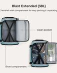 Blast-Quick Access 28L-38L Carry On Travel Backpack - BAGSMART