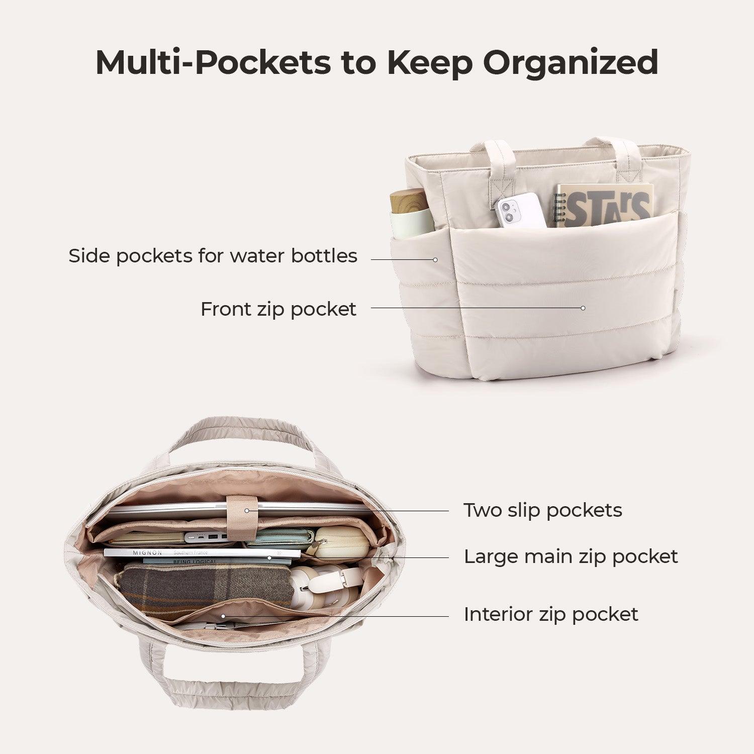 The Bubble 20L Puffy 15.6" Laptop Work Tote – Travel Tote - Image 4