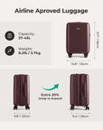 Getaway 20" Carry-On BAGSMART