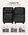 6PCS Compression Travel Packing Cubes for Suitcases - BAGSMART