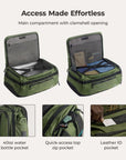 Vega 43L Carry On Travel Duffle Backpack - BAGSMART