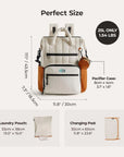 Walker 25L Featherlight Travel Diaper Backpack - BAGSMART