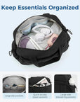 Puffy Water-Resistant Gym & Travel Duffle Bag - BAGSMART
