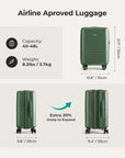 Getaway 20" Carry-On BAGSMART