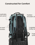 Blast-Quick Access 28L-38L Carry On Travel Backpack - BAGSMART