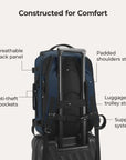 Blast-Quick Access 28L-38L Carry On Travel Backpack - BAGSMART