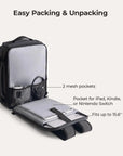 Blast-Quick Access 28L-38L Carry On Travel Backpack - BAGSMART