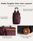 Blast 43L Roller Backpack BAGSMART