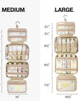 Medium Hanging Travel Makeup Organizer - BAGSMART