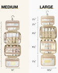 Medium Hanging Travel Makeup Organizer - BAGSMART