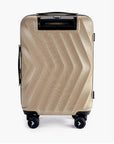 Globetrotter 20" Hardside Rolling Carry-on Stylish Suitcase - BAGSMART