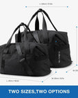 Zoraesque Duffel Black - BAGSMART