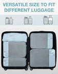Bagsmart Compression Packing Cubes Part of Faro Travel Set - BAGSMART
