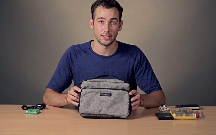 YouTube Video of BAGSMART 3-layer Travel Electronics Cable Organizer - BAGSMART