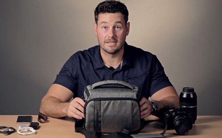 YouTube Video of BAGSMART Camera Shoulder Bag with Rain Cover - BAGSMART