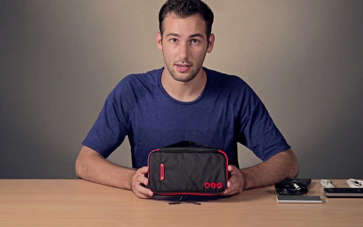 YouTube Video of BAGSMART Travel Electronic Accessories Thicken Cable Organizer - BAGSMART