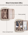 Blast-Quick Access 28L-38L Carry On Travel Backpack - BAGSMART