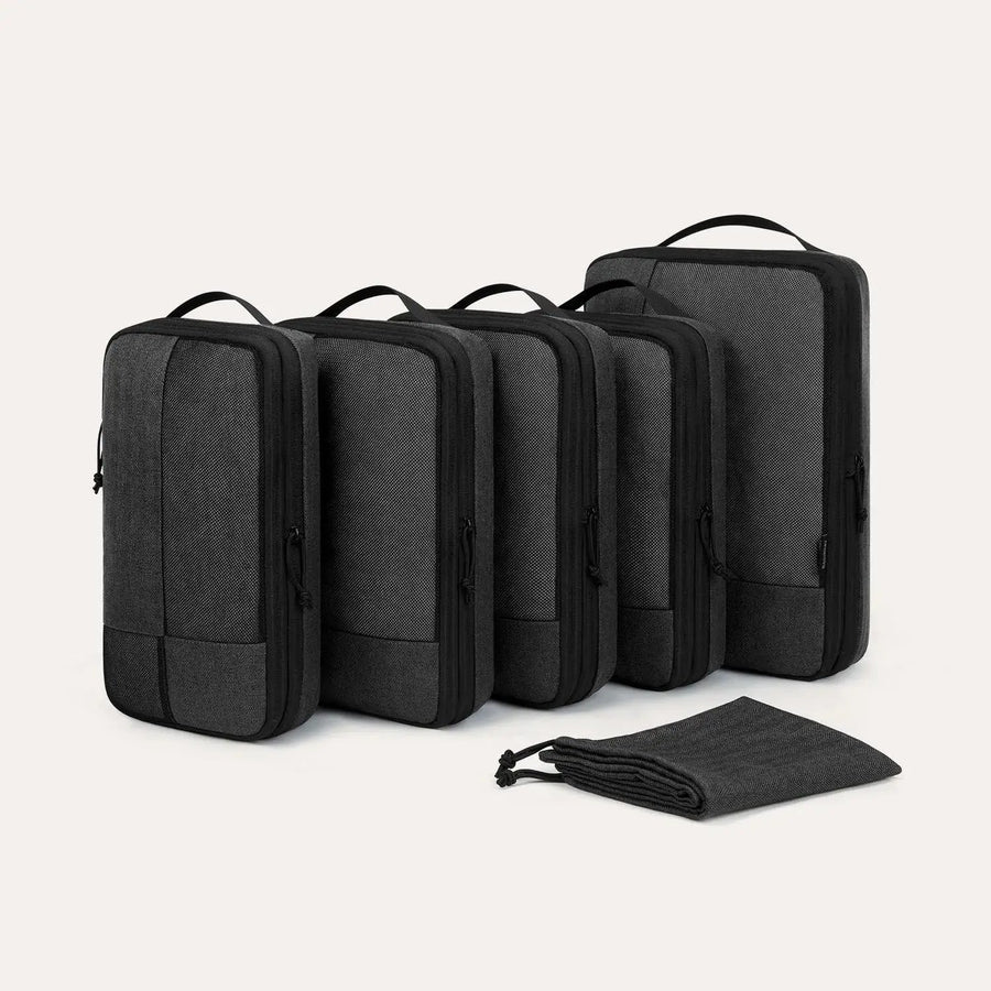 Compression Packing Cubes, 6 Set Koffer Organizer für Travel Essentials, Compression Compression Packing Cubes, 6 Set Koffer Organizer für Travel Essentials, Compression
