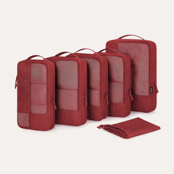 6PCS Compression Travel Packing Cubes for Suitcases - BAGSMART