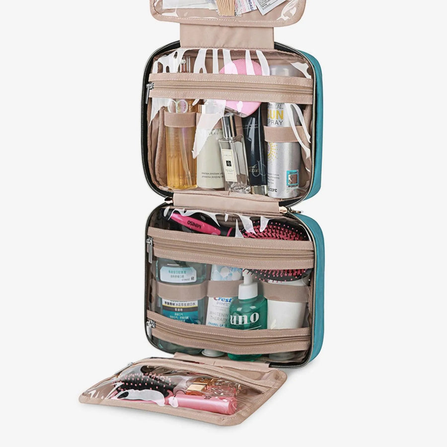 Bonchemin Teal The Space Saver Toiletry Bag - BAGSMART