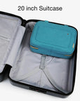 Bonchemin Teal The Space Saver Toiletry Bag - BAGSMART