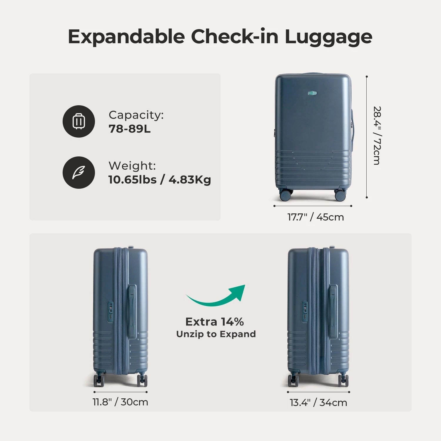 Getaway 26" Check-In BAGSMART