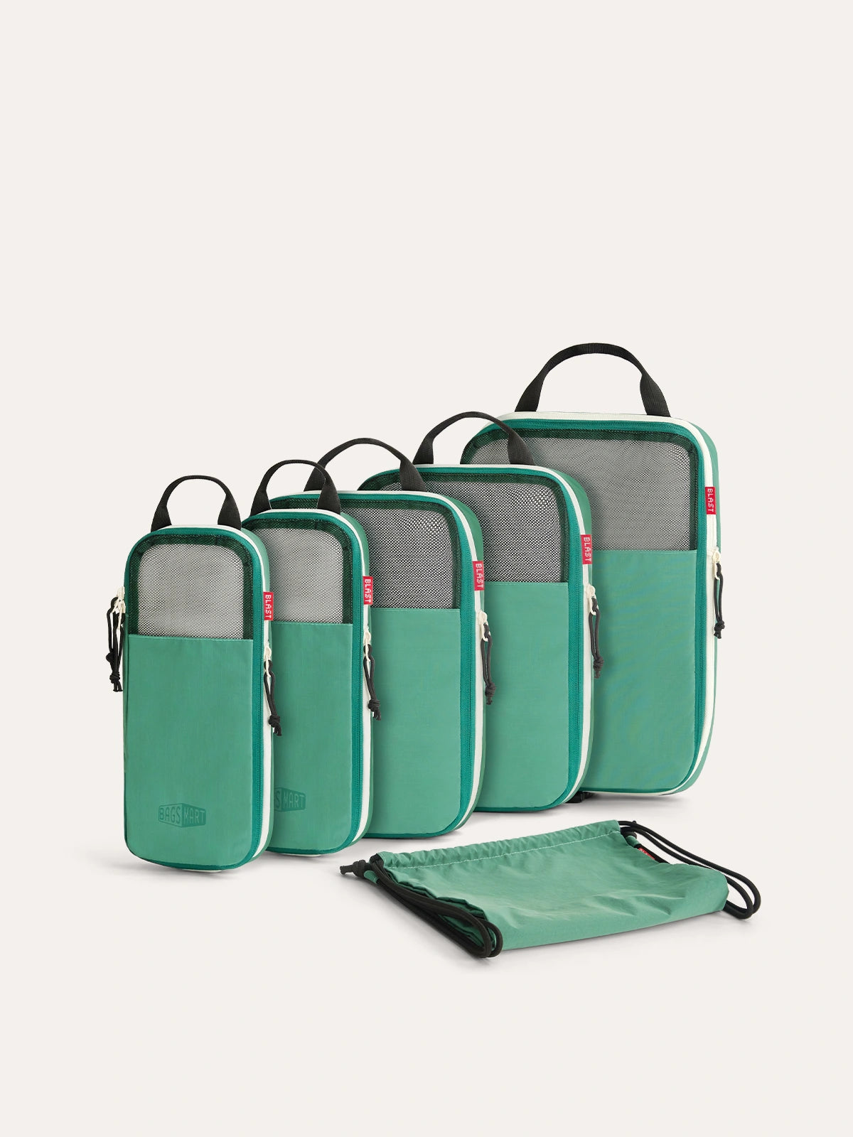 Blast 6PCS Compression Travel Packing Cubes - BAGSMART