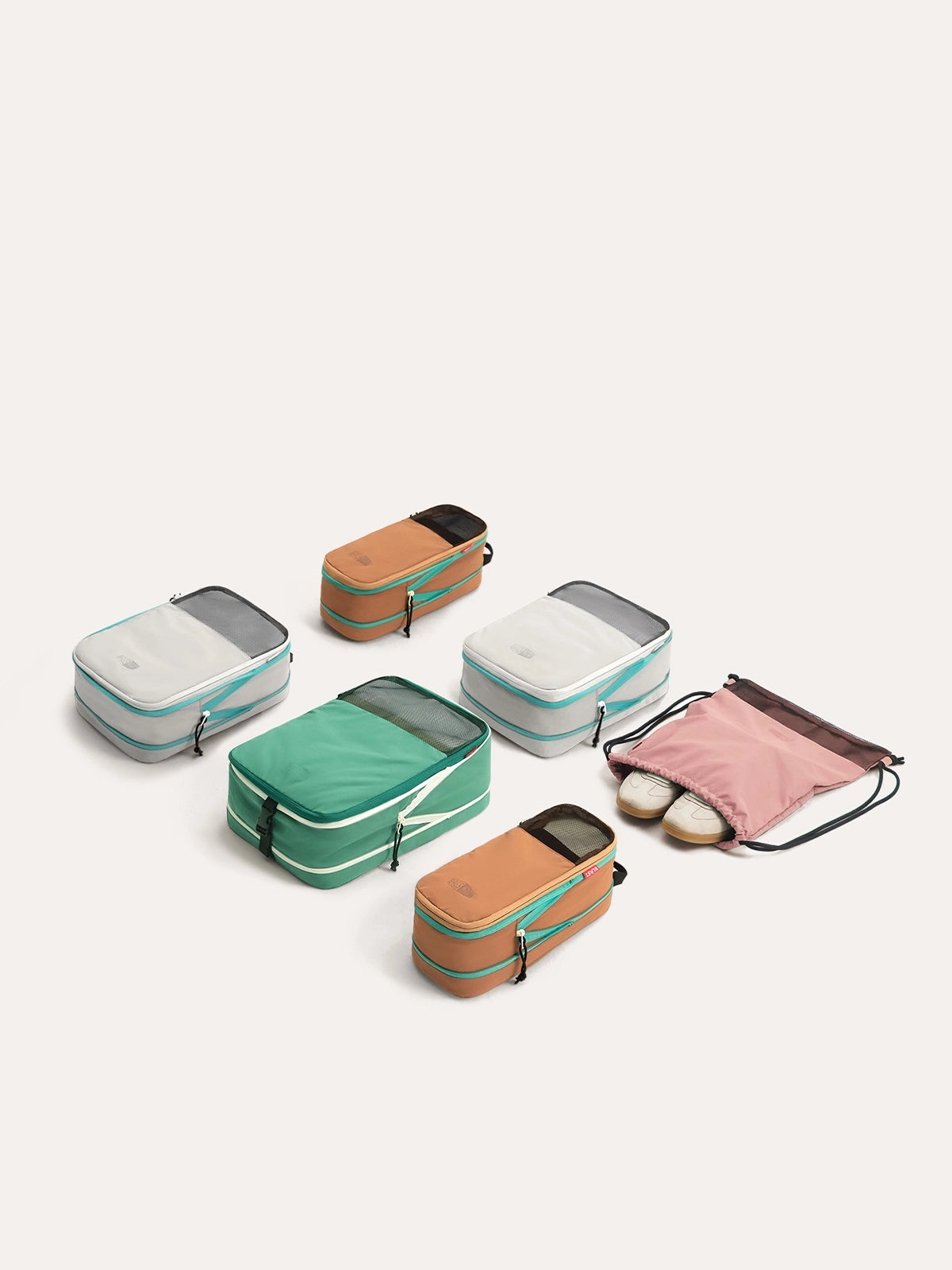 Blast 6PCS Compression Travel Packing Cubes - BAGSMART