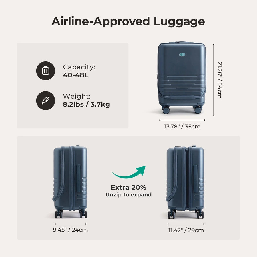 Getaway 20'' Carry-on: Front-Opening BAGSMART