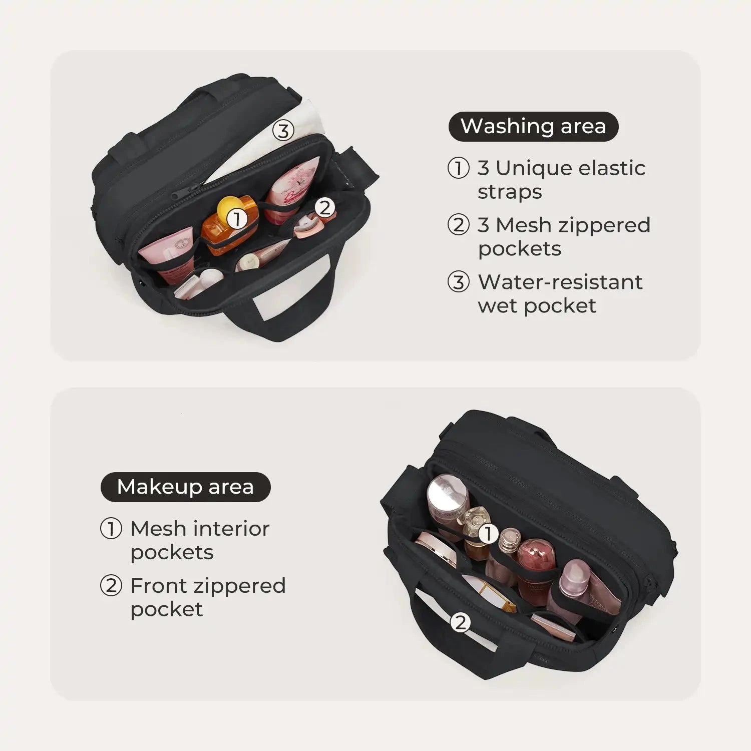 Crush Hanging Toiletry Bag BAGSMART