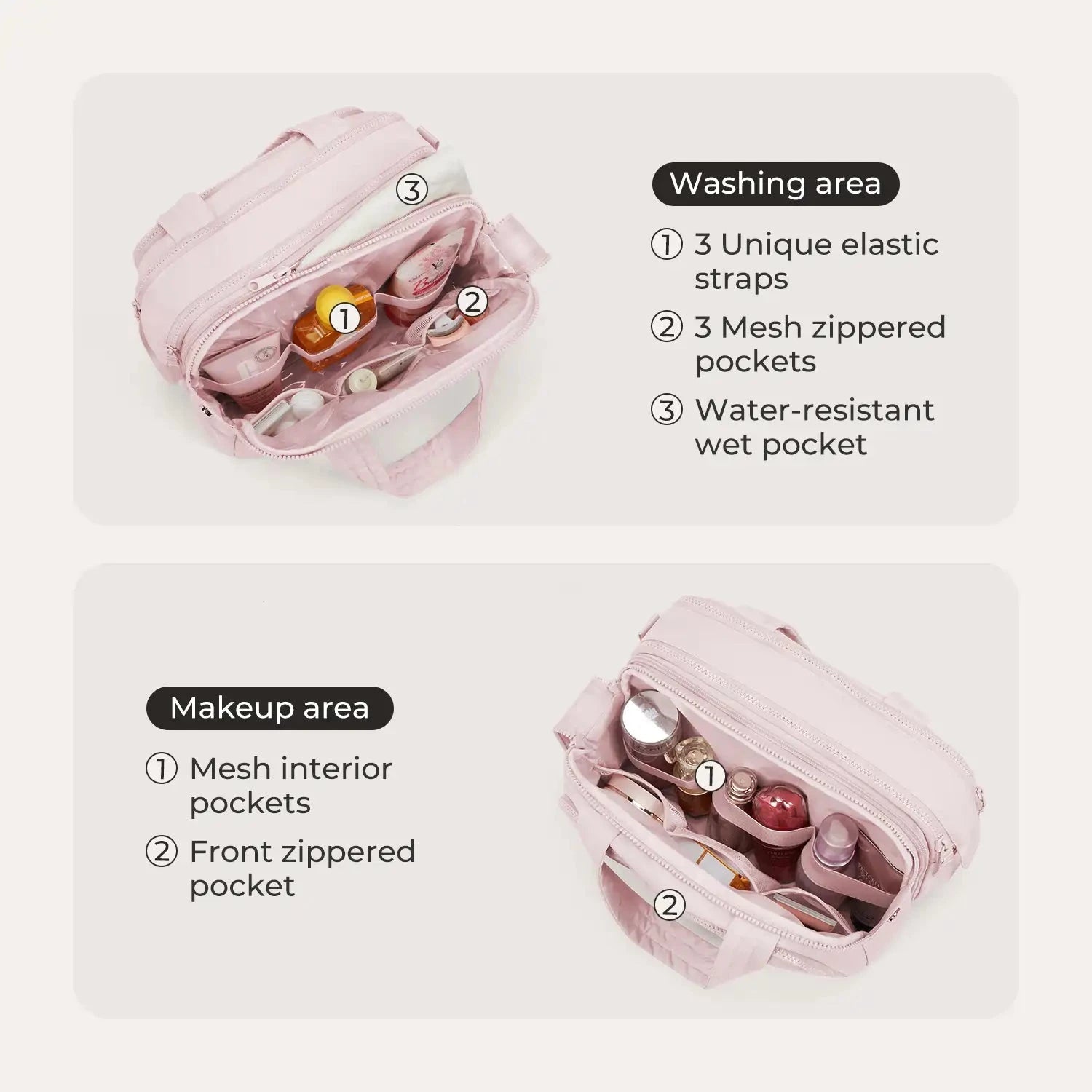 Crush Hanging Toiletry Bag BAGSMART