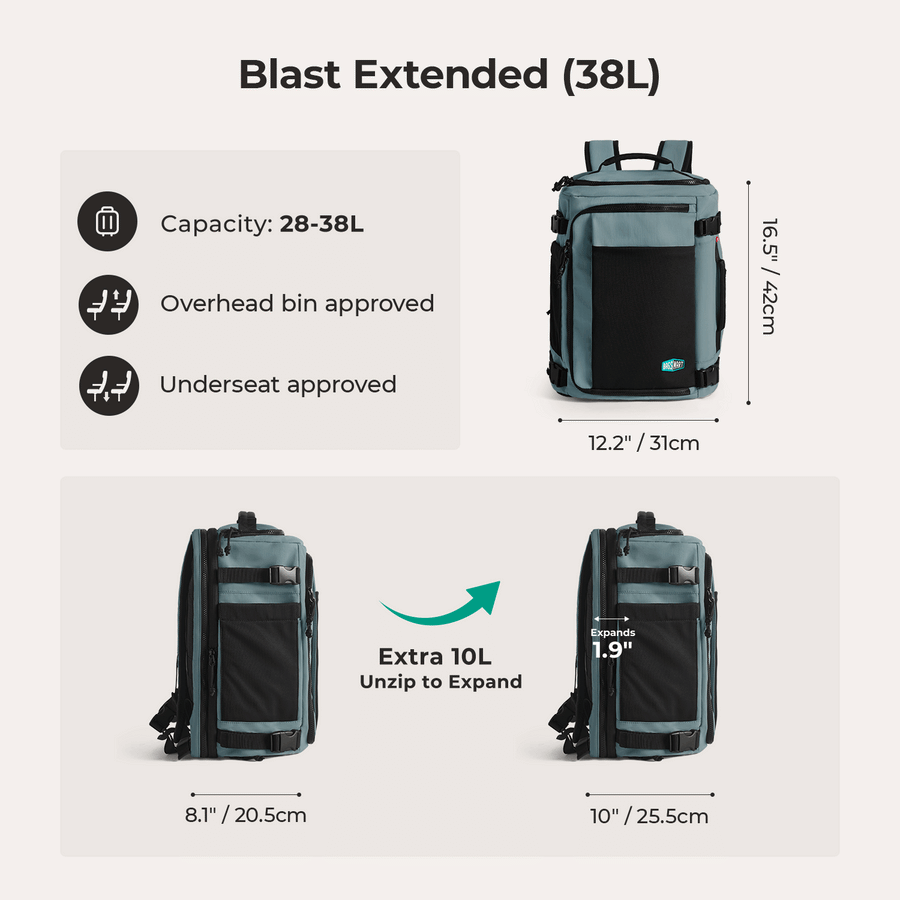 Blast Mesh Travel Backpack BAGSMART
