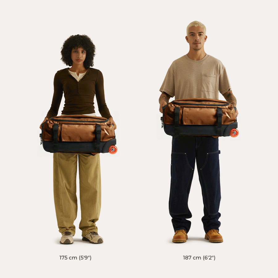 BAGSMART 43L トラベルバックパック　大容量キャリーリュック ブラスト 43L キャスター付きトラベルバックパック | BAGSMART