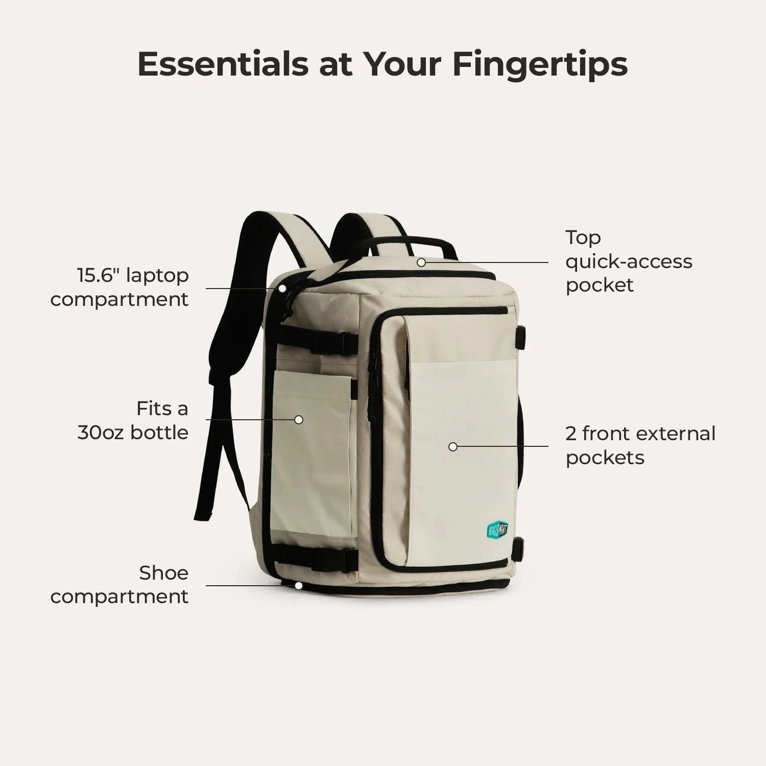 Blast Pro 38L Travel Backpack BAGSMART