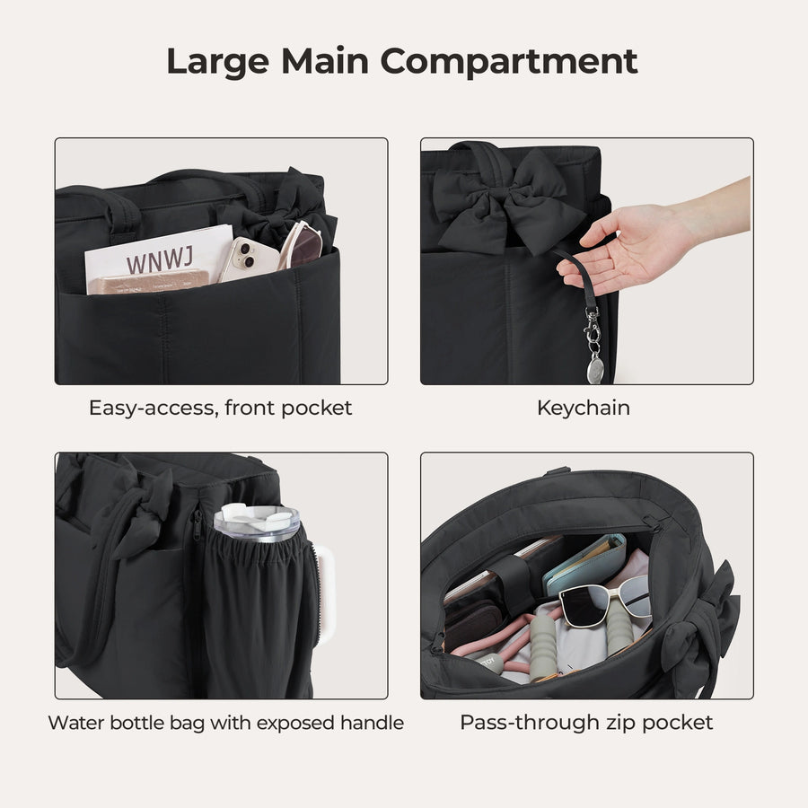 Crush_26L_Tote_Workout_large_main_compartment_water_bottle_Black