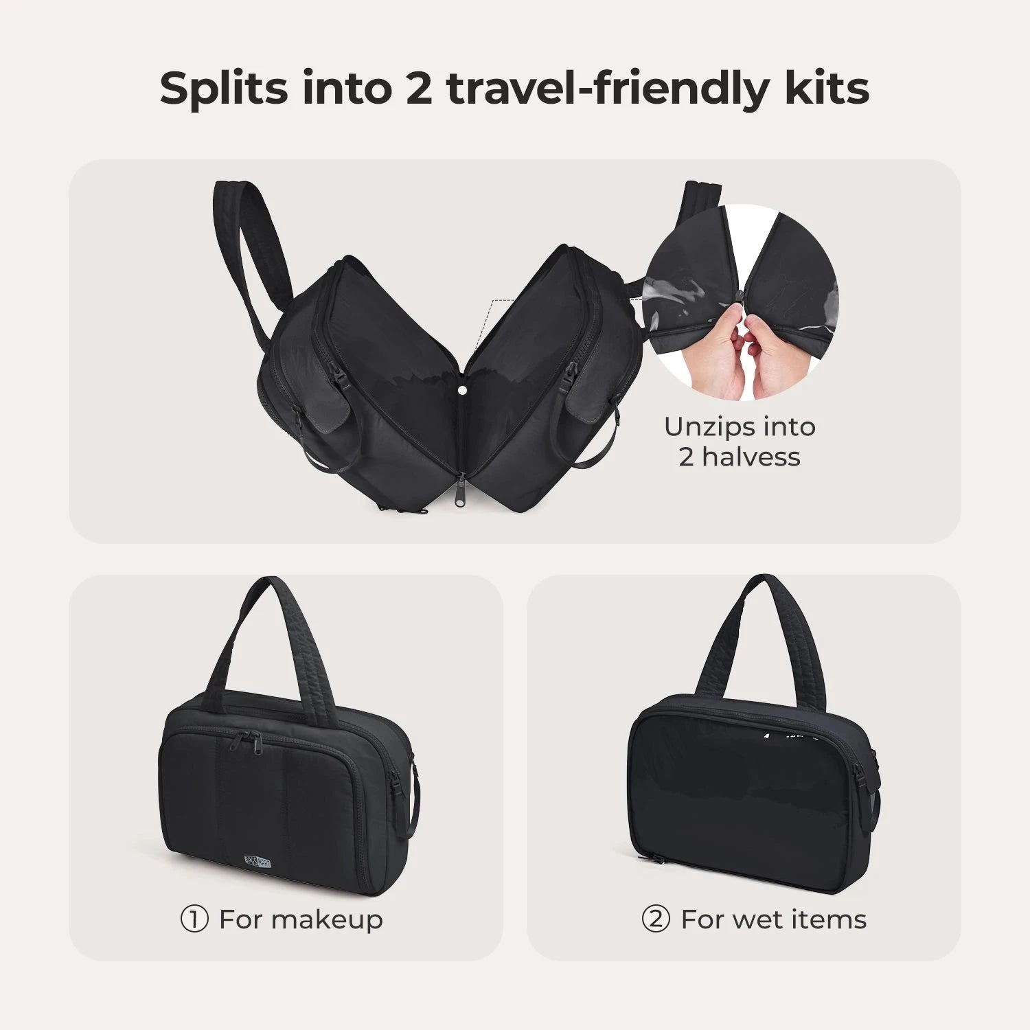 Crush Hanging Toiletry Bag BAGSMART