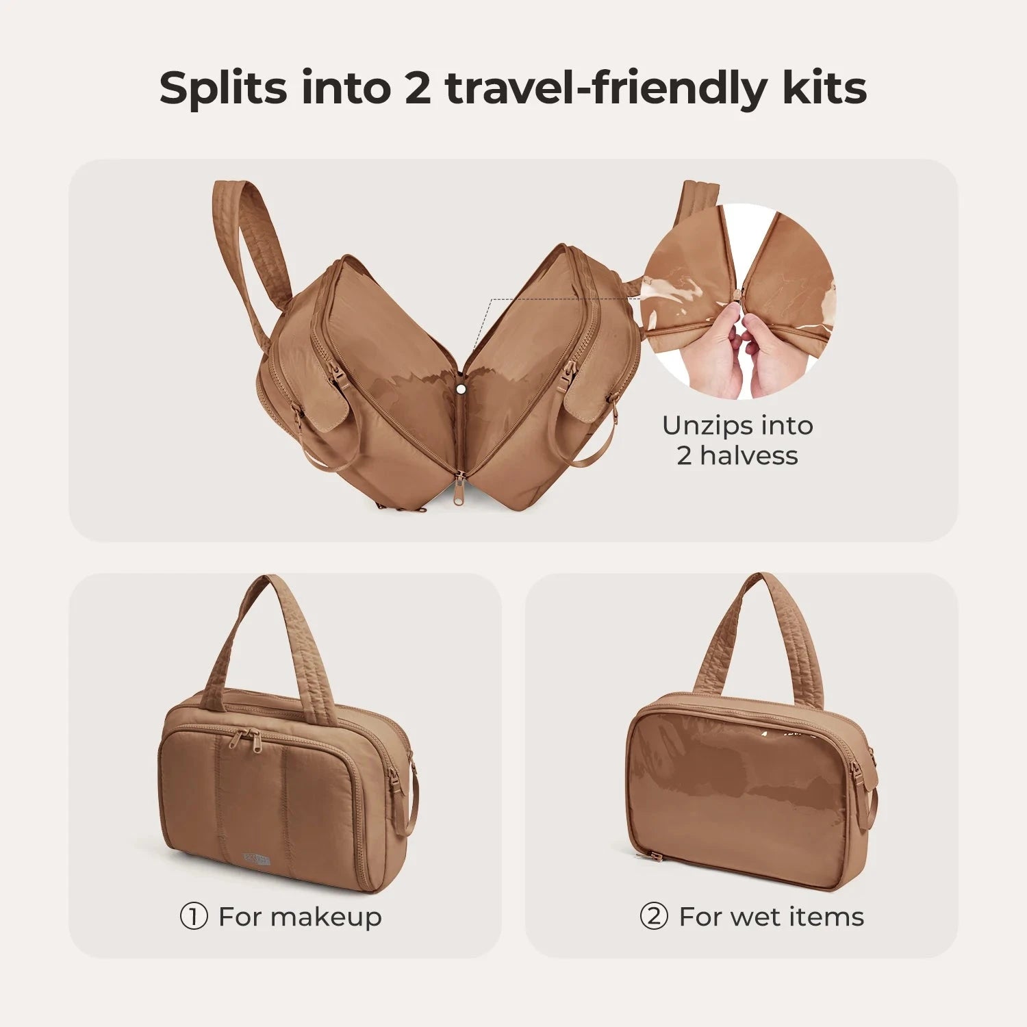 Crush Hanging Toiletry Bag BAGSMART