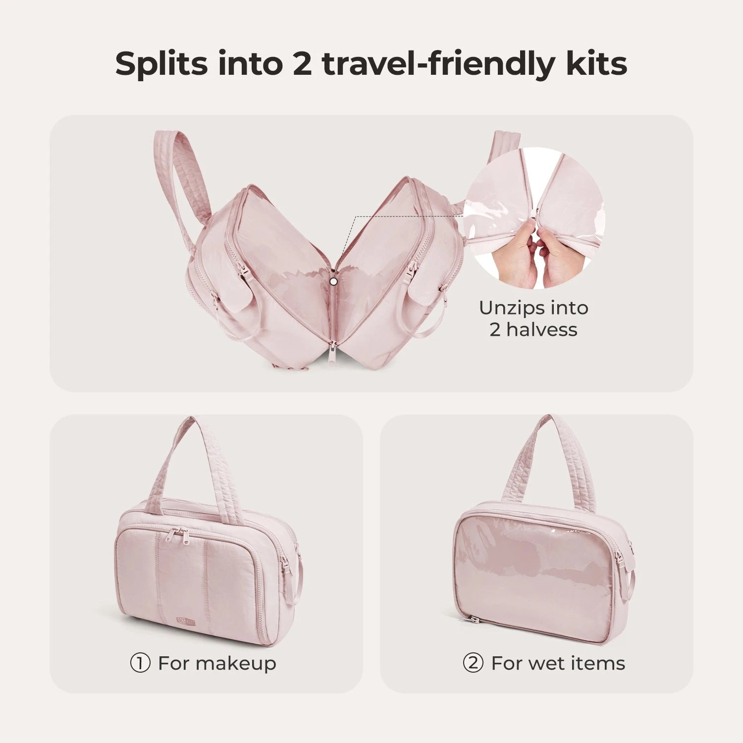 Crush Hanging Toiletry Bag BAGSMART