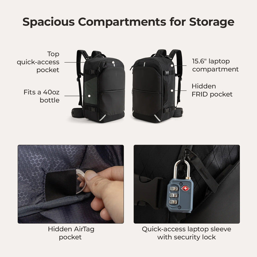 Dense 40L Travel Pack BAGSMART