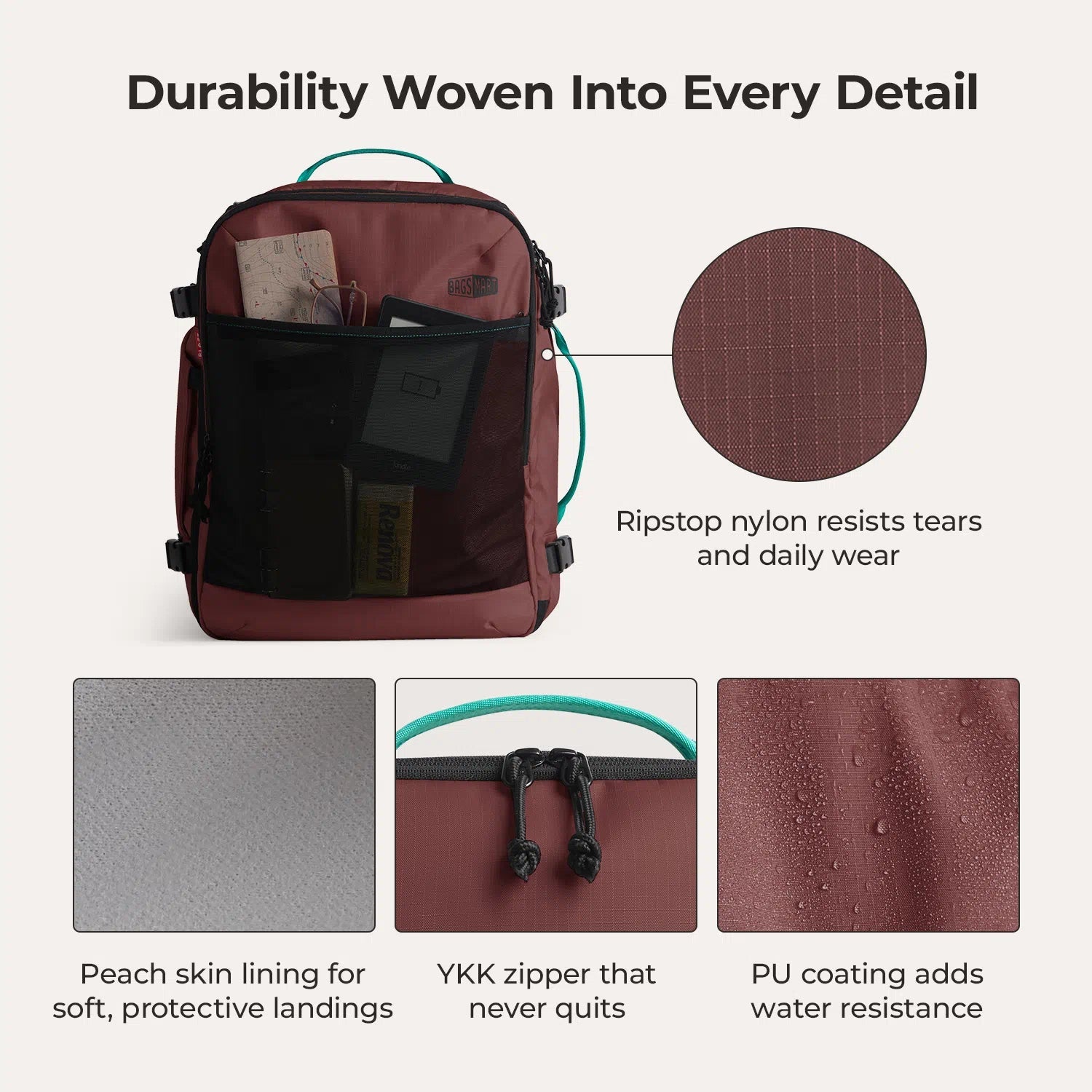 Blast Pro 40L Travel Backpack BAGSMART