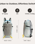 Faro Light Backpack 0.4 BAGSMART