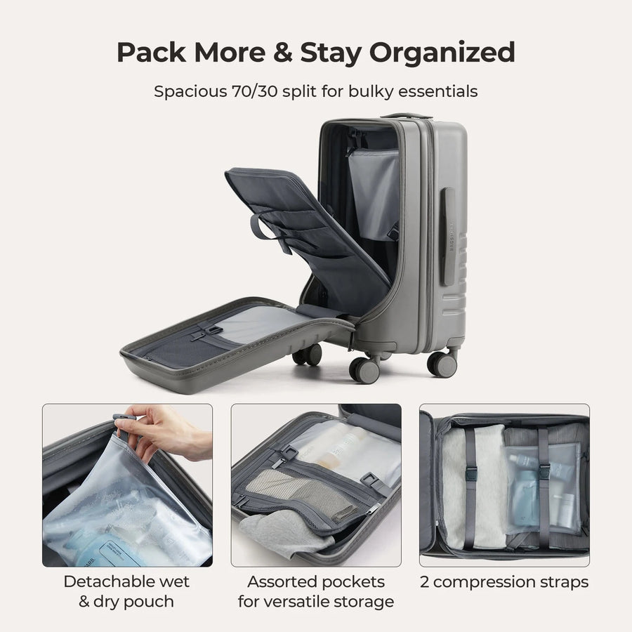 Getaway 20'' Carry-on: Front-Opening BAGSMART