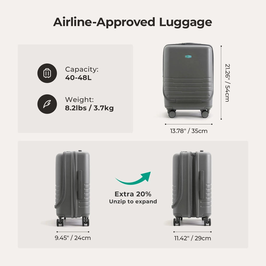 Getaway 20'' Carry-on: Front-Opening BAGSMART