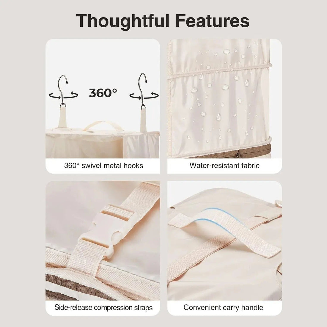 NEW IN - Hanging Foldable Compression Packing Cubes | BAGSMART